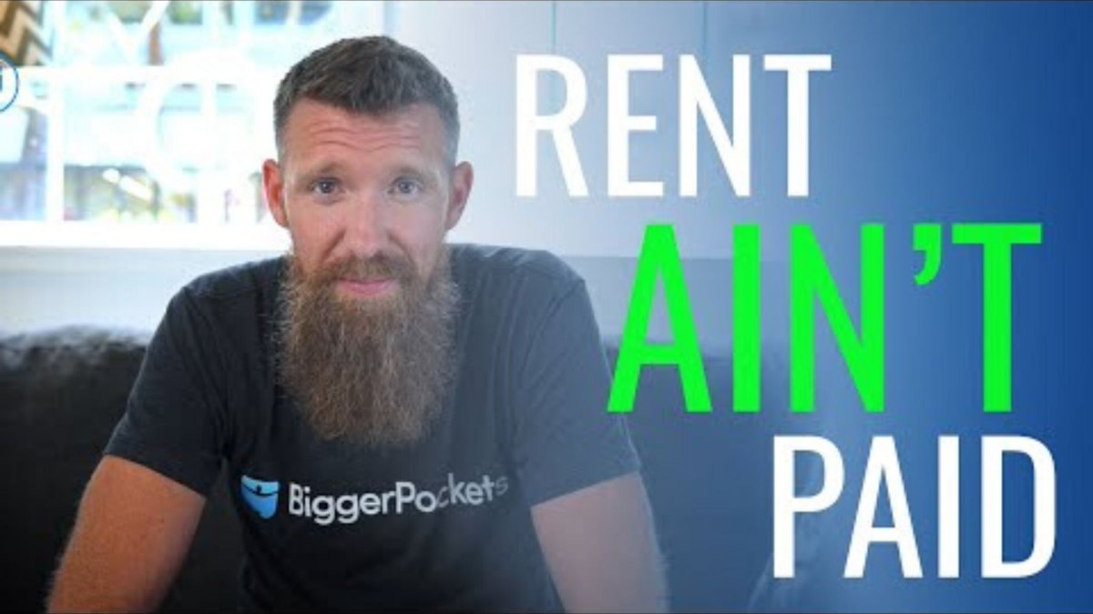 BiggerPockets's tweet photo. The most popular question right now: What do I do if my tenant can't pay rent?

We probably all wish we could forgive rent, but it isn't feasible for everybody. @BrandonAtBP is here to share his own 5-point-plan for late or missing rent right now: https://t.co/mmRb5stWEO https://t.co/ysgjWtEgvf