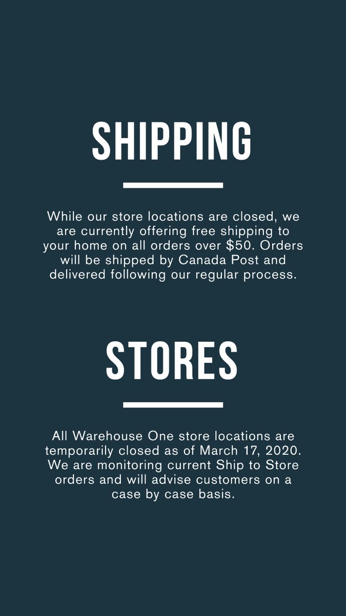 WarehouseOne's tweet photo. We know everything is weird right now.

As we are all navigating this new normal together, we are looking to bring you inspiration and a break from the daily news.

We will get through this together.

Shipping + Returns: https://t.co/8wjCgV3sYN
Contact Us: https://t.co/Xx44CrtCko https://t.co/JUtEMl6VzW