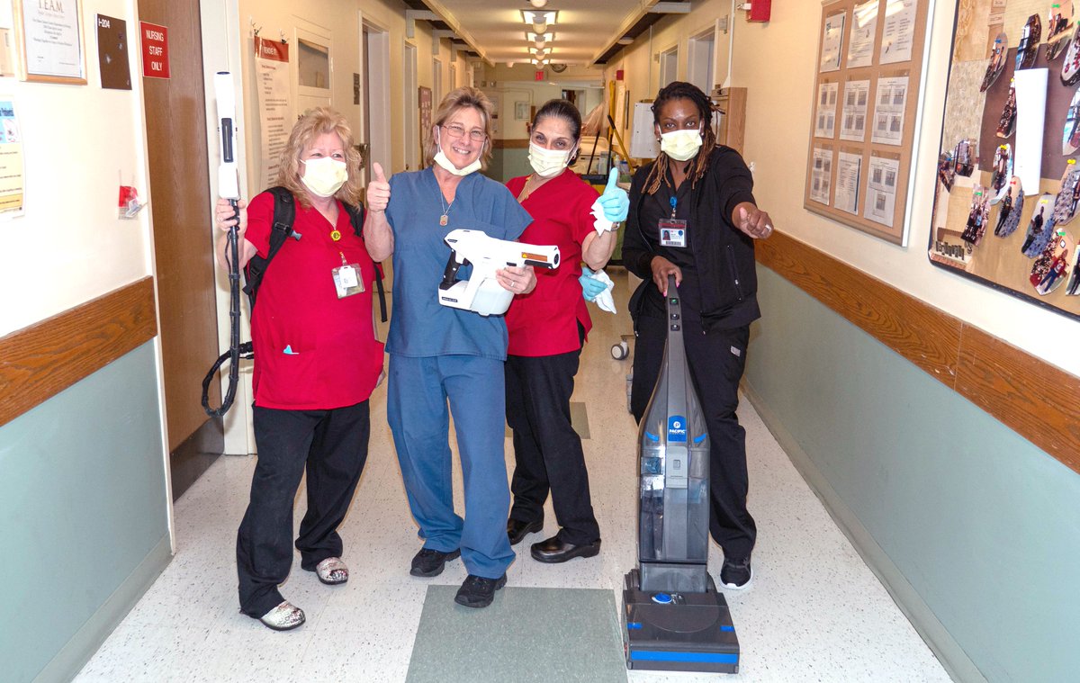 During times like these, every single person can make a difference. Shout out to our incredible environmental services team for working around the clock to disinfect high-touch surfaces in an effort to protect everyone within our walls from the spread of COVID-19. 
#TeamFoxChase