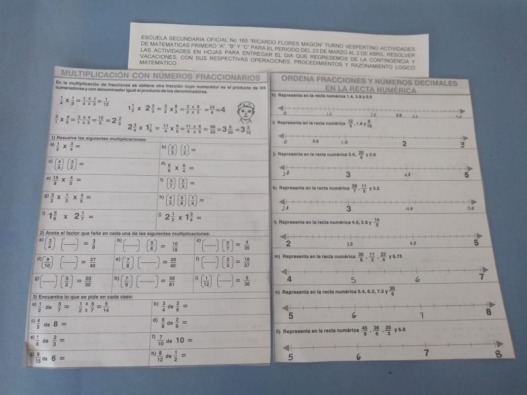 165TV1's tweet photo. Buenas tardes se sube las actividades de la materia Matemáticas https://t.co/aRDUKyg7Qv