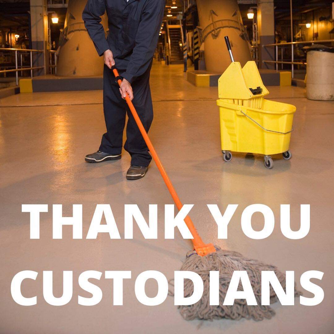 HelpATeacher's tweet photo. Thank you to all the custodians who keep our building clean and going. #helpateacher #makeadifference https://t.co/VkZYmFK0ax