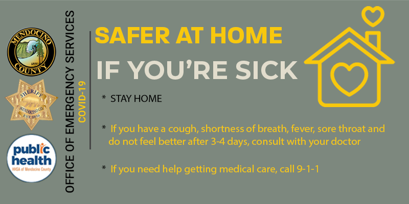 PublicHealthMC's tweet image. If you're sick, first step - #STAYHOME and #CALLFIRST before going to your doctor, clinic or emergency room.

#COVID19Mendo