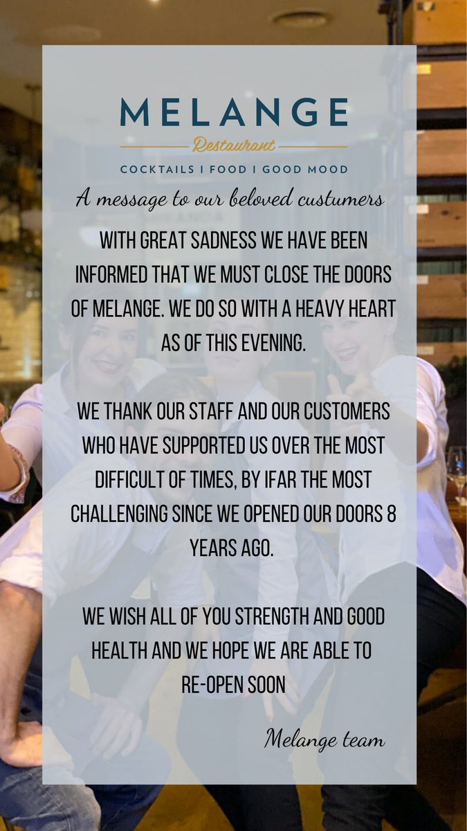 A message to our beloved customers