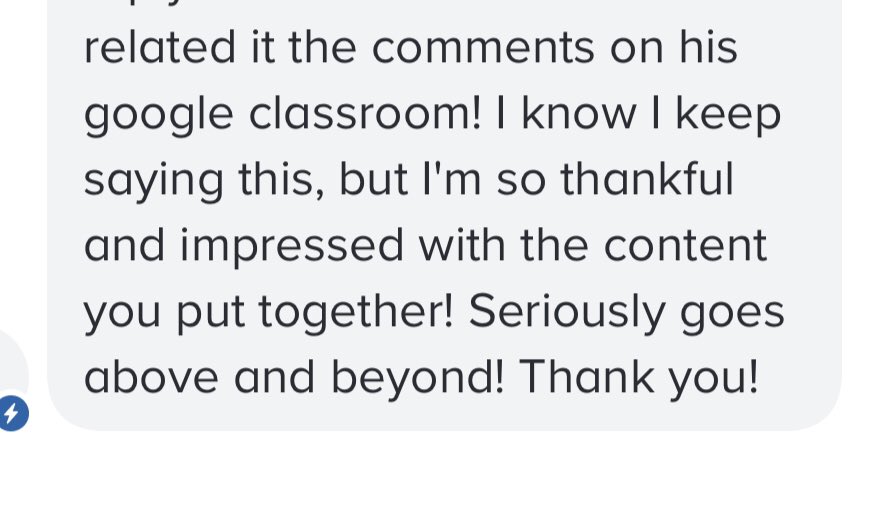 JZawalskiTeach's tweet photo. Parents are thankful for the #highlevellearning! #makeitcountWB #wbinthecloud #wb2020 @WBSDHuskies @wbloomfieldschl https://t.co/EALNkN0aqm