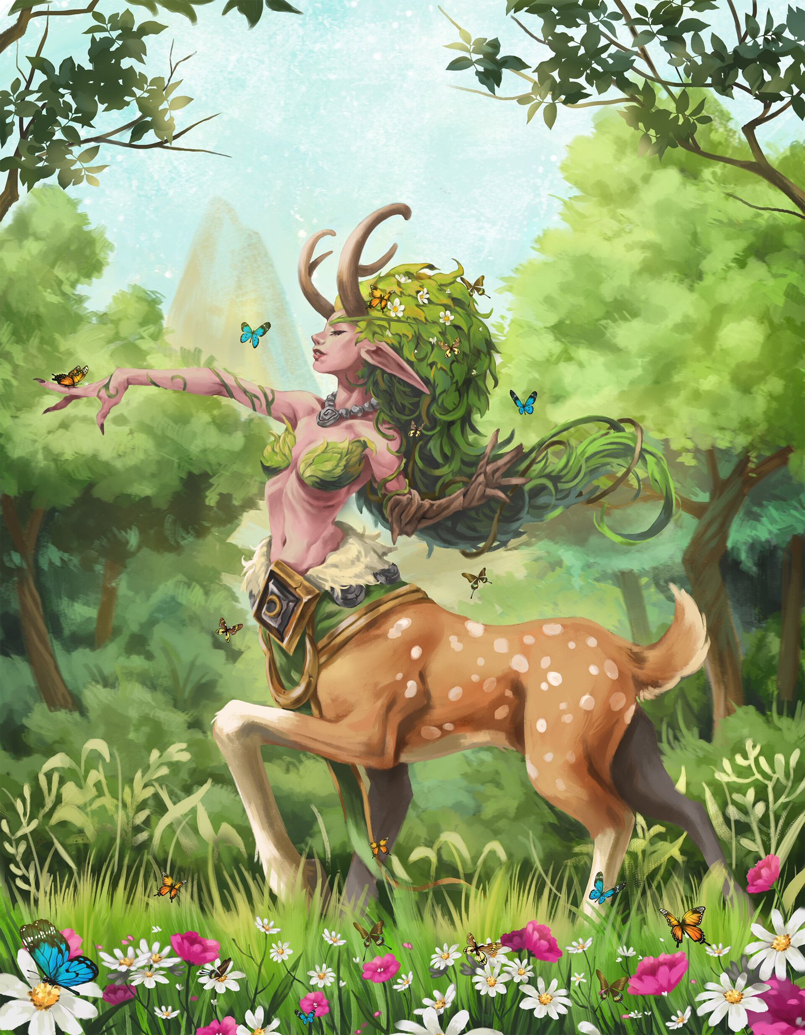 picture Lunara Fan Art wow dryad lunara fan art drawn