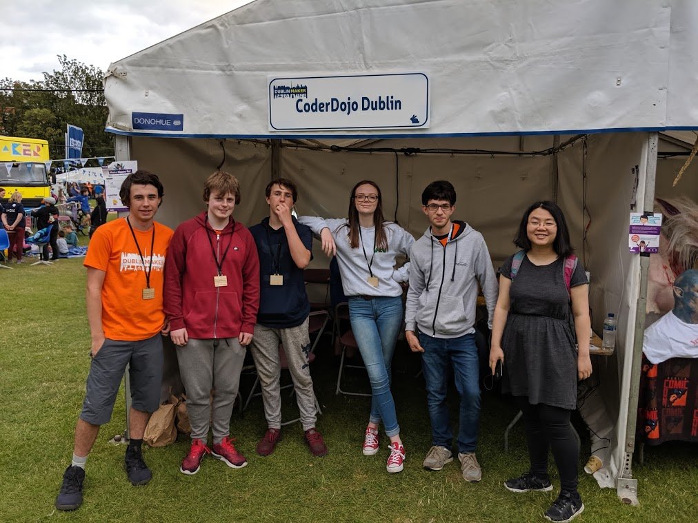 derekconniffe's tweet image. We loved #DublinMaker in July/2019 - looking forward to the next one! @CoderDojo @CoderDojoDublin @Asavie @DublinMaker