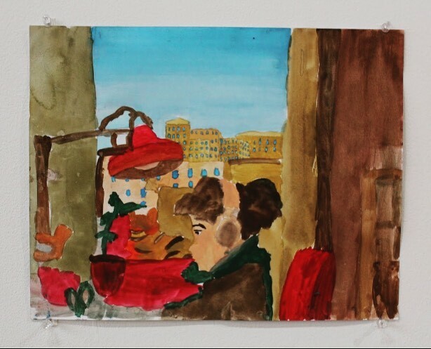 ImagineThat_KC's tweet image. We may all be practicing our social distancing, but we’ll still be sharing art with you! This piece by Brandon was in our last exhibition As Seen on TV. Keep washing your hands, enjoy some lo-fi beats, and stay healthy everyone. ift.tt/2vHqm3Q