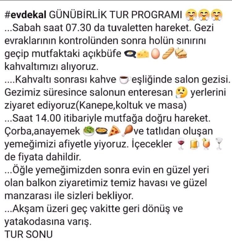 benbirdemet's tweet photo. #EvdeKal #evtur 🥰☺️☺️☺️ https://t.co/HzoRTxXKoc