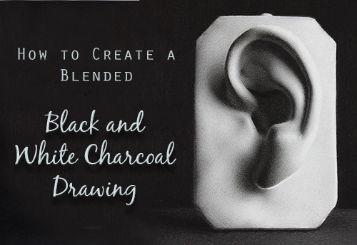 DrawingSource's tweet image. Learn how to combine black and white charcoal, one of my favorite techniques, in this drawing tutorial! cutt.ly/AtxQM80 #drawingtutorial #drawingonline #learntodraw #drawtoday #whitecharcoal #tonedpaper #castdrawing #realisticdrawing #classicaldrawing