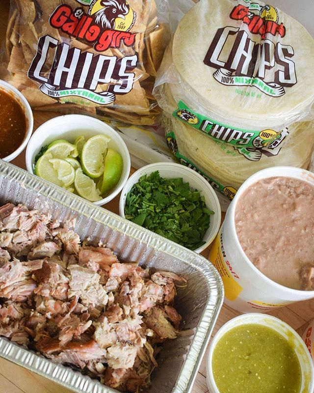 With the crazy week it’s been, at <a href="/el_gallogiro/">El Gallo Giro</a> is open and serving up family packs ready to go and enjoy at home available for take out or DoorDash! Snag all this (2lb carnitas or chicken, salsas, tortillas, and more) for $24.99 if you call in your order for takeout; perfec…