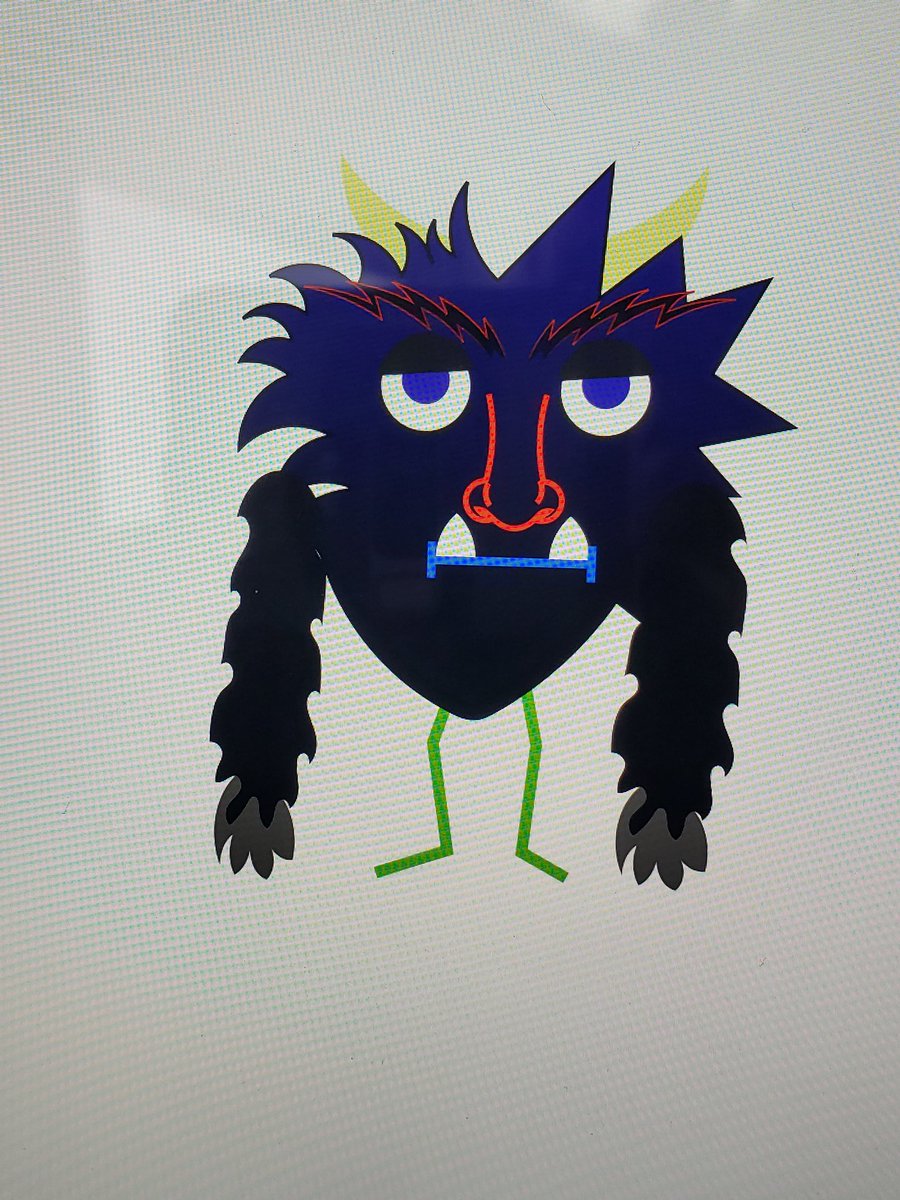 nhorbaczewski1's tweet photo. Discussing #digcit is more important than ever during this time! Today, I talked to my own 3rd grader, who decided to protect her own identity with the #mymonstercharacter she created....I think my monster ❤s #keynote as much as I do https://t.co/jqDbKYgzVD
