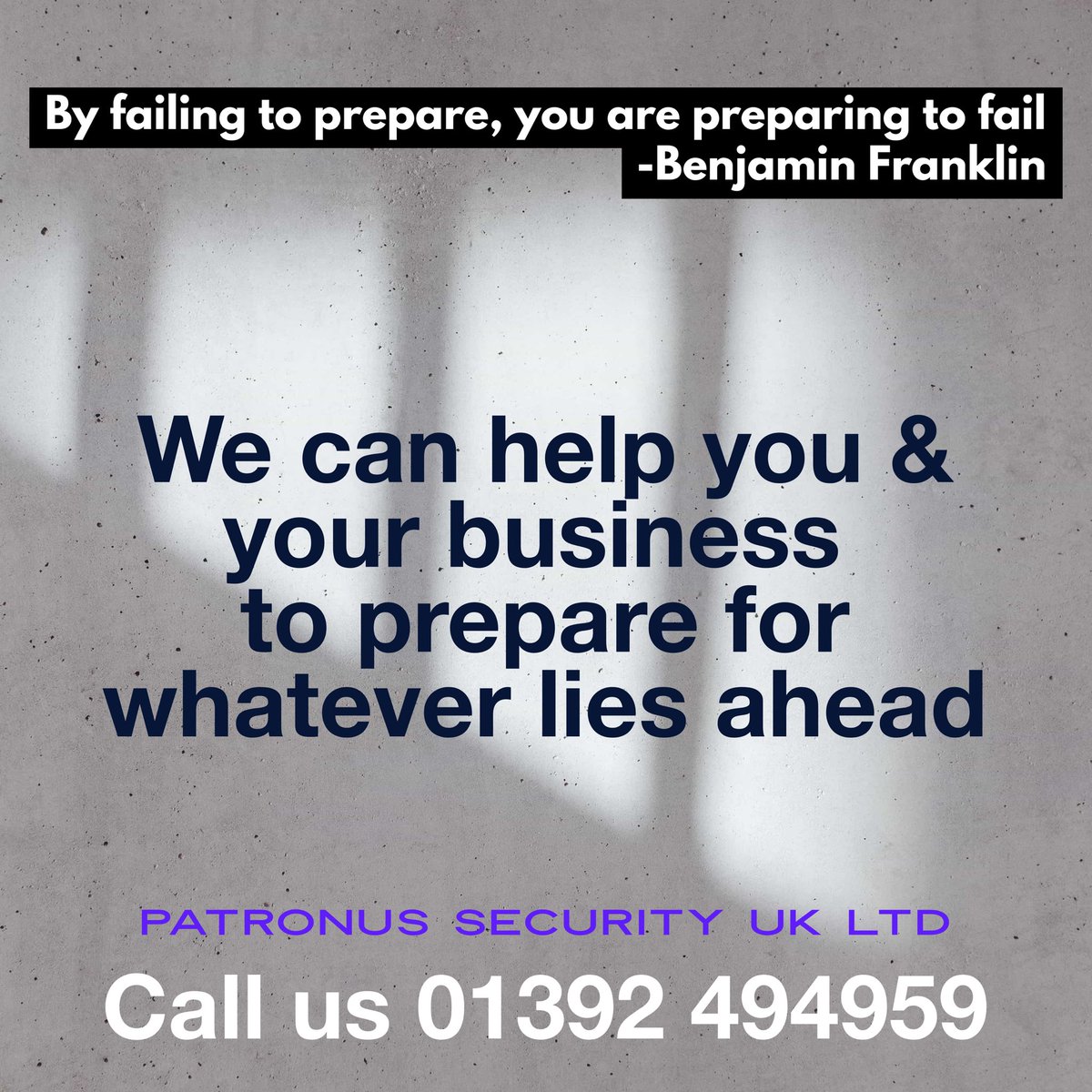 Patronusuk's tweet photo. You may not know what security provision you require yet but we can advise you. Itโs uncertain times & we need to be prepared. #Security #SecurityGuard #CoronaCrisis #CCTV #mobilepatrol #securitycompanies #securityExeter #securityDevon #vacantpropertyinspections https://t.co/agOKhg2ZIp