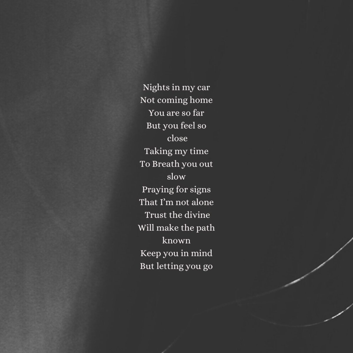 Track one from #PLOHP “Letting You Go But Keeping You In Mind”