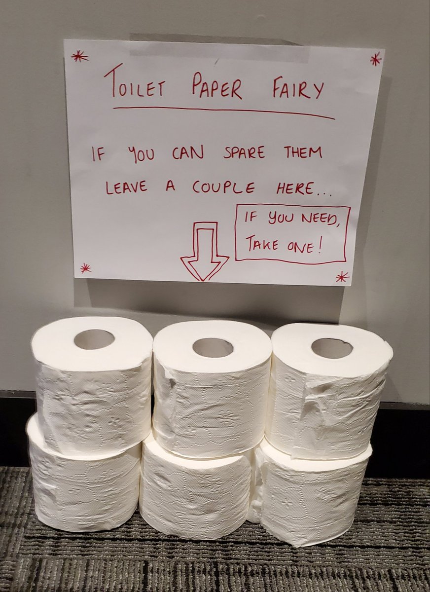 vidIQ's tweet image. We had an idea for our apartment block. What are you doing to help your community? #StayHome #helpyourneighbour #toiletpaperfairy