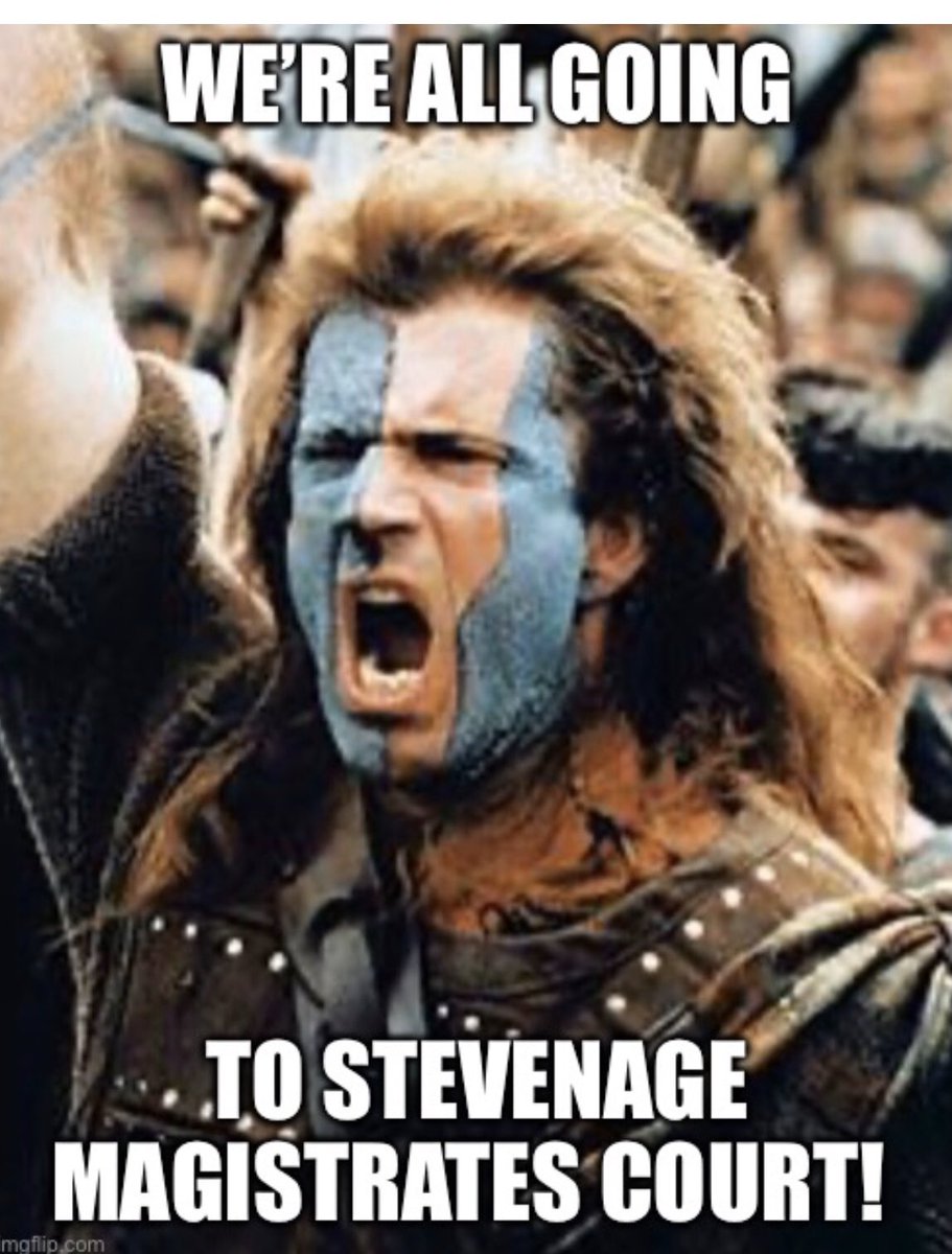 “wrote to the Mags court asking for a 28 day adjournment of a first appearance requisition for a 60 year old woman of good character who has a cough and is self isolating. She is following government advice.
The Court issued a warrant for her arrest. 
That’s Justices at Stevenage