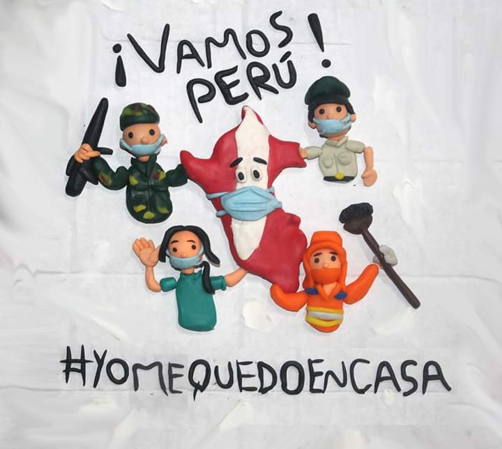 Plastifiguras's tweet photo. Nadie puede solo. Unidos podemos todo. #CuarentenaTotal #YoMeQuedoEnCasa #plastilina https://t.co/lqSgHFHpbr