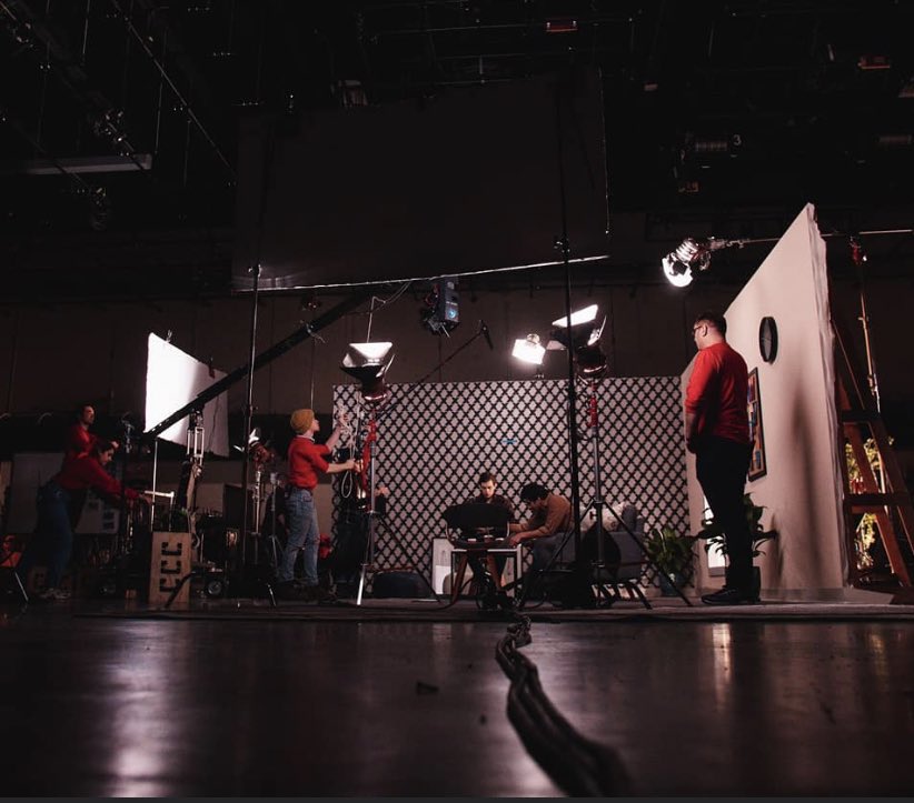 CcrfMagic's tweet photo. Lights, Camera… Set, Props, Sound, Talent. A lot goes on before a director can call “Action!”.

Don’t miss the release of “Magic” and follow us to see more about the making of this film!

#ColumbiaMagic
#ColumbiaCollegeChicago
#cocacolarefreshingfilms
#filmcrew https://t.co/UL1knXE4IF