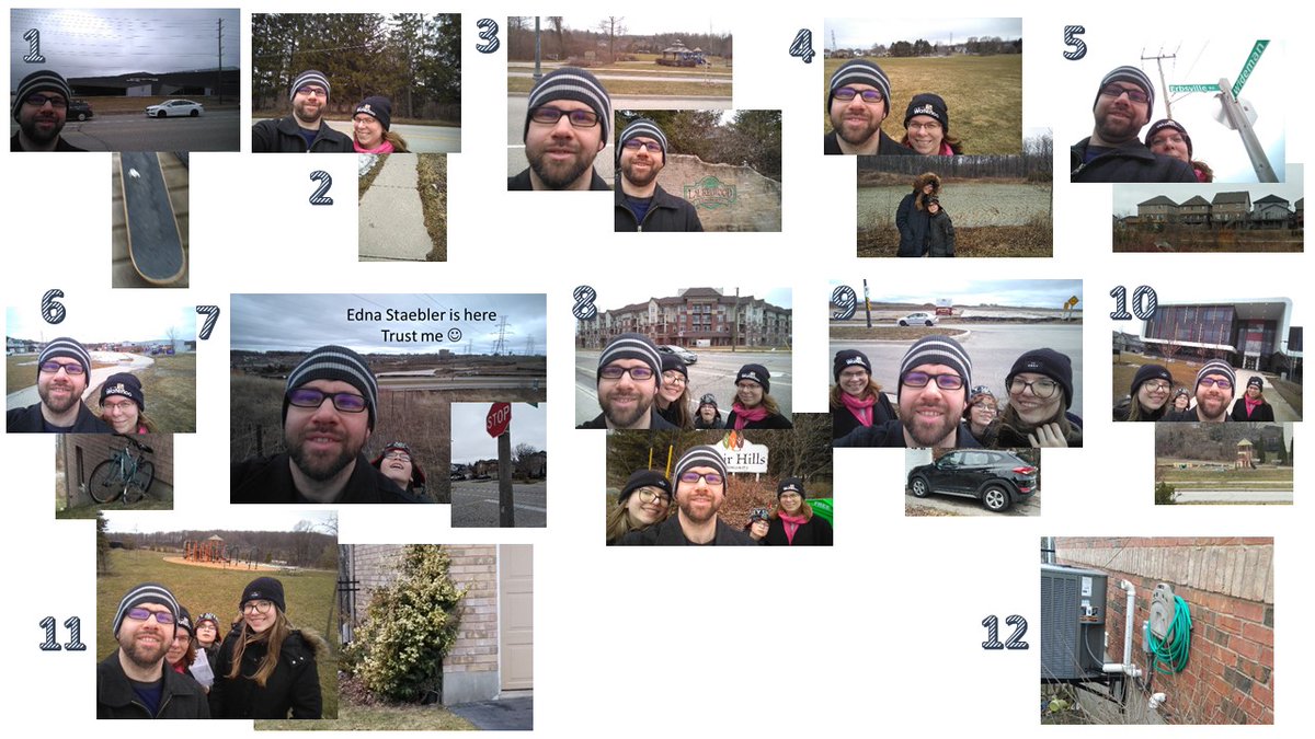 RoyceBodaly's tweet photo. @citywaterloo @ClairHills @LaurelwoodNA #Ward2 residents.  If you're feeling cooped up and looking for something to do, I created a Ward 2 Scavenger Hunt.  Take your kids for a walk, explore the neighbourhood and send me your pics (see my example) and I'll get you a prize! 1/2 https://t.co/hBGOnhBFH0
