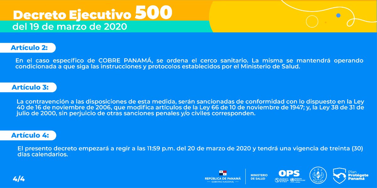 Ministerio de Salud de Panamá tweet media