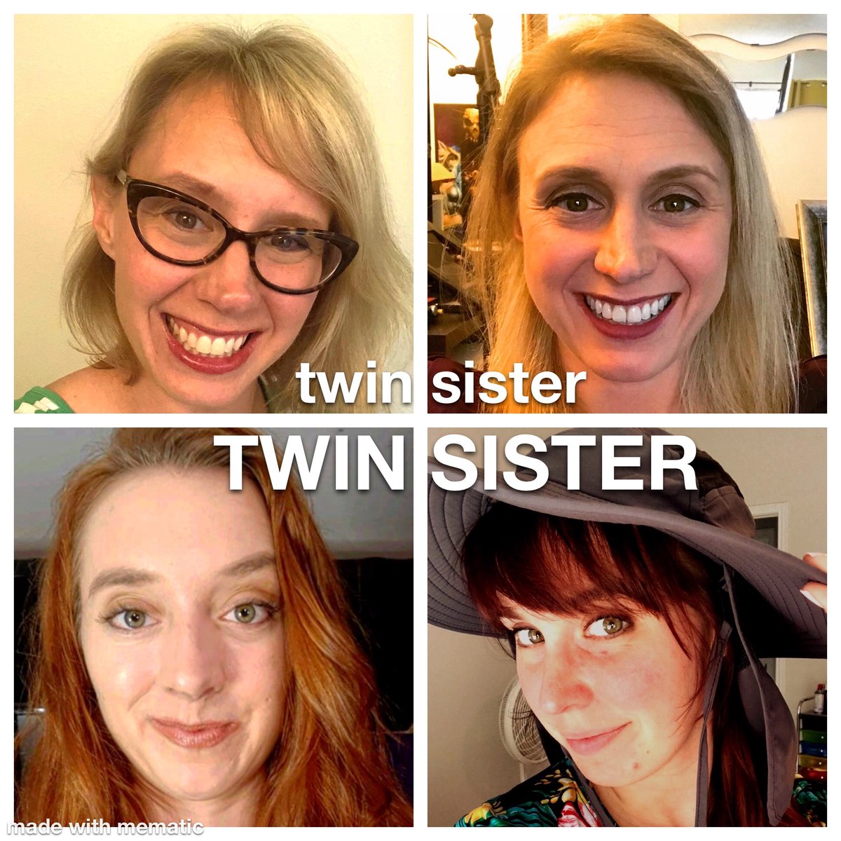 twinsisterpod's tweet photo. More good news! Two in one day! You lucky sumbitches! Here's Episode 56, where we discuss memories of our grandmother who recently passed away. We love you so much, Mema! https://t.co/aTxBYcpRx4 https://t.co/E75ICSUzrQ