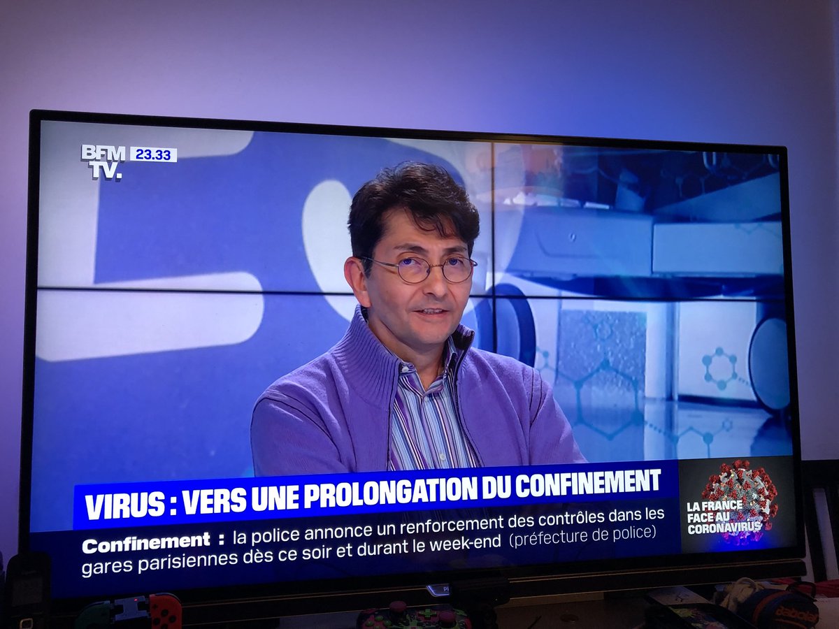 DenisJDavid's tweet photo. Notre collègue, le Pr Imad Kansau communiquant sur l’importance de #RESTEZCHEZVOUS pour lutter contre #Covid_19 @Pharma_UPSaclay @Antoine_Beclere https://t.co/inhp6R8rmk