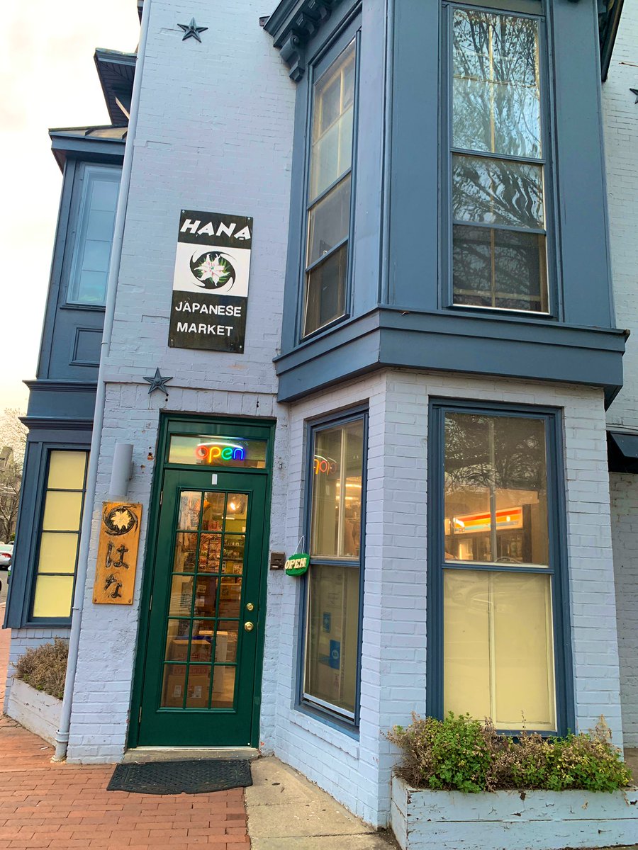 LauraHayesDC's tweet photo. Shop small! Hana Market is open, well stocked, and is selling beef tataki bento boxes! https://t.co/kPYhLtNOXc