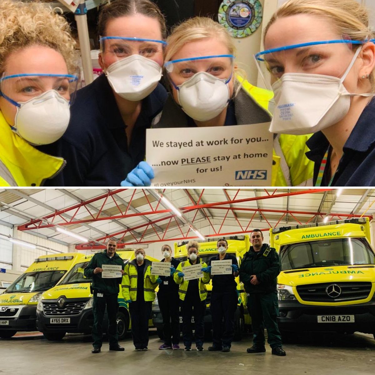 Please  take public health advise seriously.. we've come to work for you, now please stay at home for us #StayHomeStaySafe #nhsandproud #teampicu #teamwatch <a href="/Bristolambo/">BRISTOL AMBULANCE</a> @UHBristolNHS <a href="/NHS/">@NHS</a> @PHE_uk