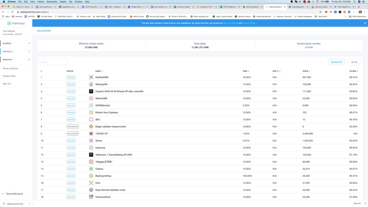 john_a_whitton's tweet image. weekly #pow #BuildFastBuildStrong #ONEForAll

OSTN - 9 Releases in 7 days

OSTN = Open Staking Test Network =
Core Protocol = 84 nodes and multi-bls keys
+ 🐶Watchdog
+ 🔍Block Explorer
+ 💰Staking Dashboard
+ 🏧Faucet
+ ❤️ 73 Validators

🧑‍🎓Hired Blockchain Protocol Engineer👩‍🎓