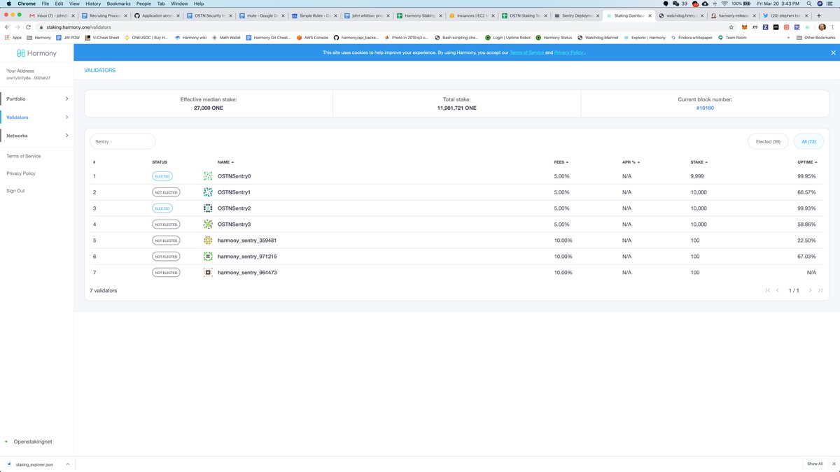 john_a_whitton's tweet image. weekly #pow #BuildFastBuildStrong #ONEForAll

OSTN - 9 Releases in 7 days

OSTN = Open Staking Test Network =
Core Protocol = 84 nodes and multi-bls keys
+ 🐶Watchdog
+ 🔍Block Explorer
+ 💰Staking Dashboard
+ 🏧Faucet
+ ❤️ 73 Validators

🧑‍🎓Hired Blockchain Protocol Engineer👩‍🎓