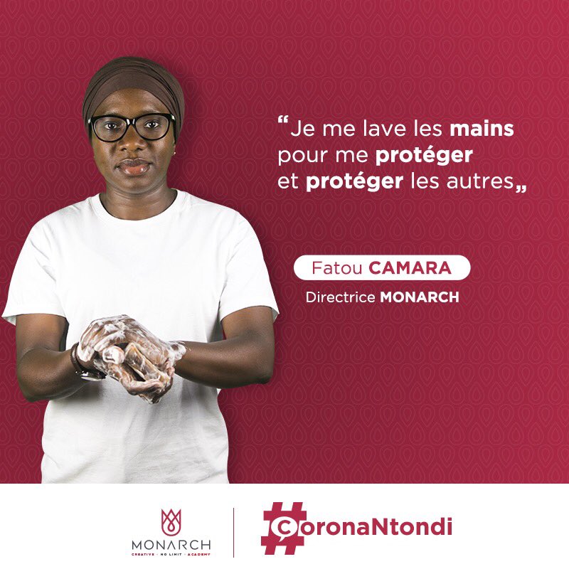 FatouThithi's tweet photo. Challenge #CoronaNtondi
« En lavant mes mains, je me protège et je protège les autres »

Si toi aussi tu veux participer à la campagne envoie moi ta photo.

Je nomme  @ibrahimbenissa1 @Teliwel et @HannKeita https://t.co/x6MItAkmTe