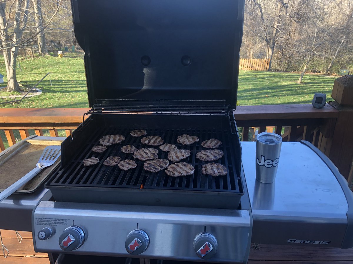 trobertown's tweet photo. Can’t go out to eat...might as well grill... https://t.co/PbaXrn0CGd