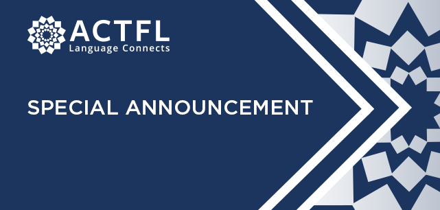 ACTFL is now offering a number of resources in support of all language educators transitioning to an online environment. To view these resources please visit.
bit.ly/2J0q4bl
#covid19WL #langchat