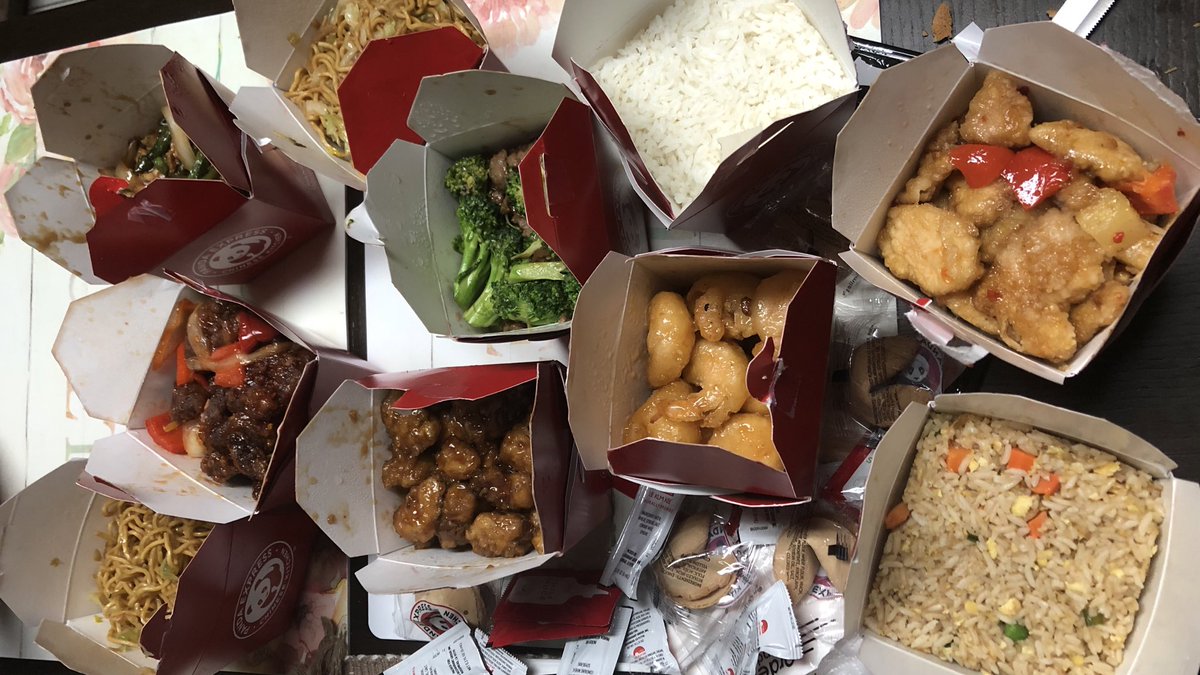 is this what panic buying looks like bc.....i love panda express way too much