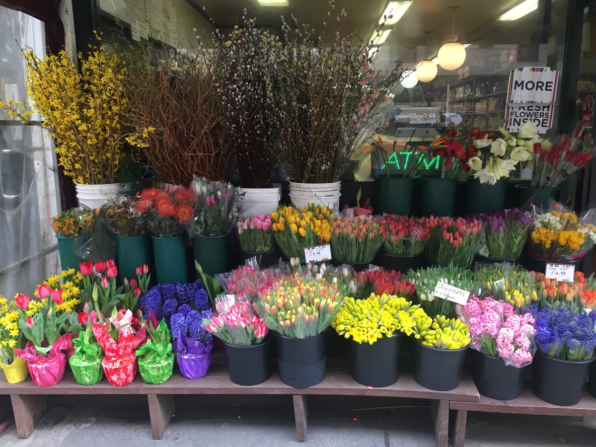 Finally, on Lex, 1 thing reliably unchanged: The bodega that has expanded to double-wide since my childhood. The owner sends a hi to my kids, & while I pay for daffodils & tulips to take upstairs she says, “Your mommy always like.”I can see her smile in spite of her mask.