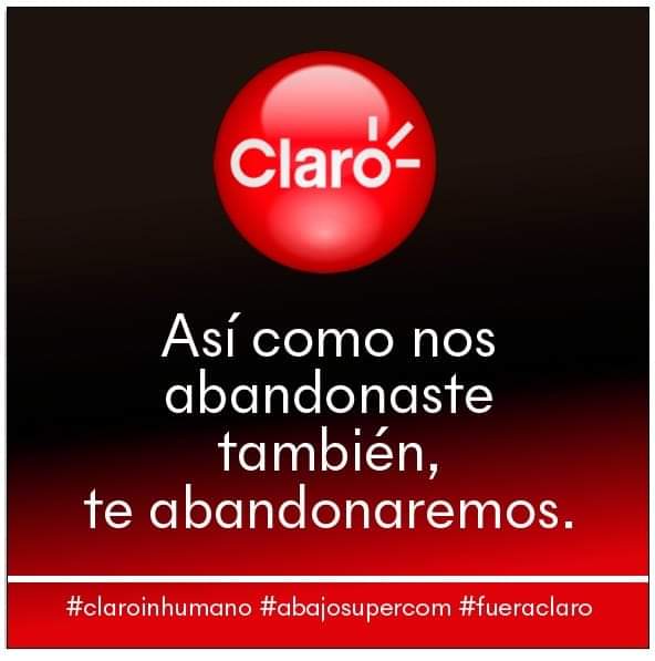 alex_zurb's tweet photo. #ClaroEcuador apenas termine esta situación ya sabes que hacer #Ecuador 
#ChaoClaro https://t.co/B6IVamH5xB