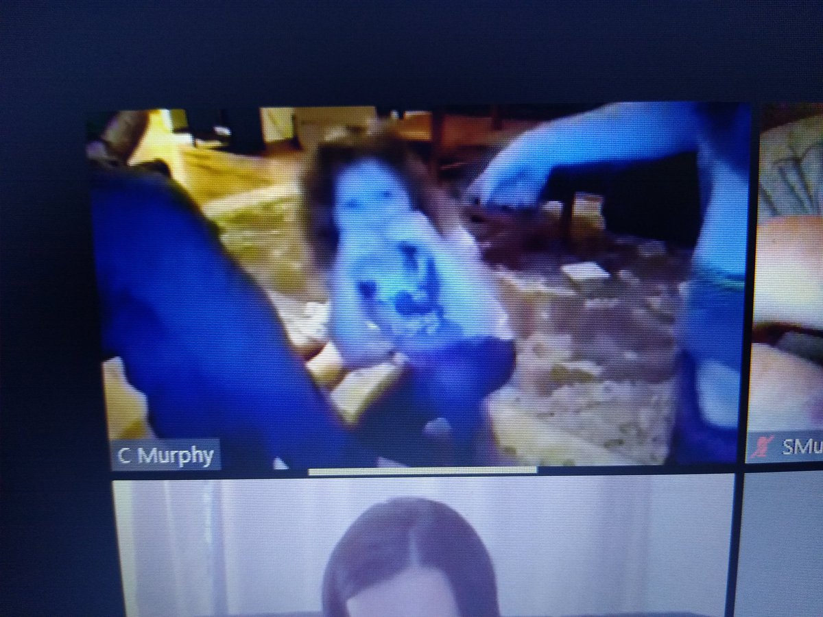 MrMurphyWGHS's tweet photo. @zoom_us is doing so much to Keep America Sane right now! #FunFriday is playing charades!
@Stephmurph630 
@emmey_lee 
@sarah_sauda
@Don21005674 https://t.co/8AyyNR5qPX