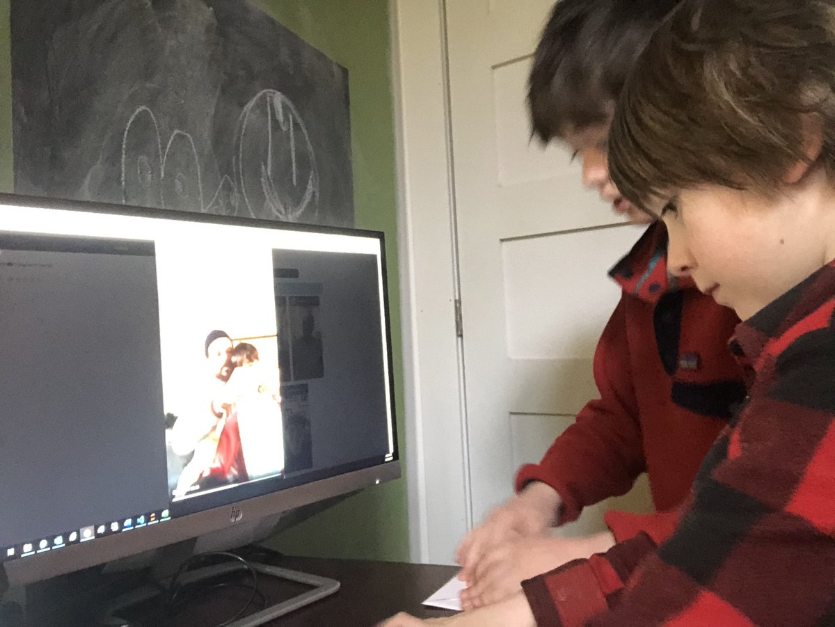 hoodiegeek's tweet photo. @OliverJeffers We need the arts now more than ever to bring us together. Some may say that creativity takes time and sometimes isolation. Now is the time! Thanks for your contribution to showing our children what art can look like! #makingpaperairplanes #readingstories #inthistogether https://t.co/BuO9F9hTen