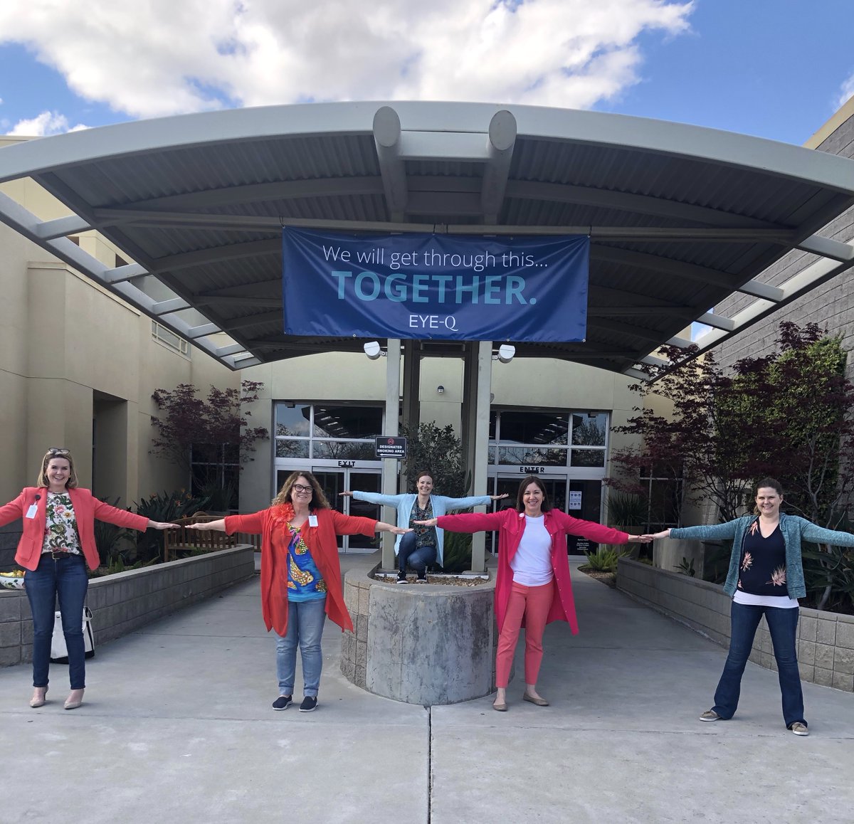 Together—socially distant, but together nonetheless. We will get through this!