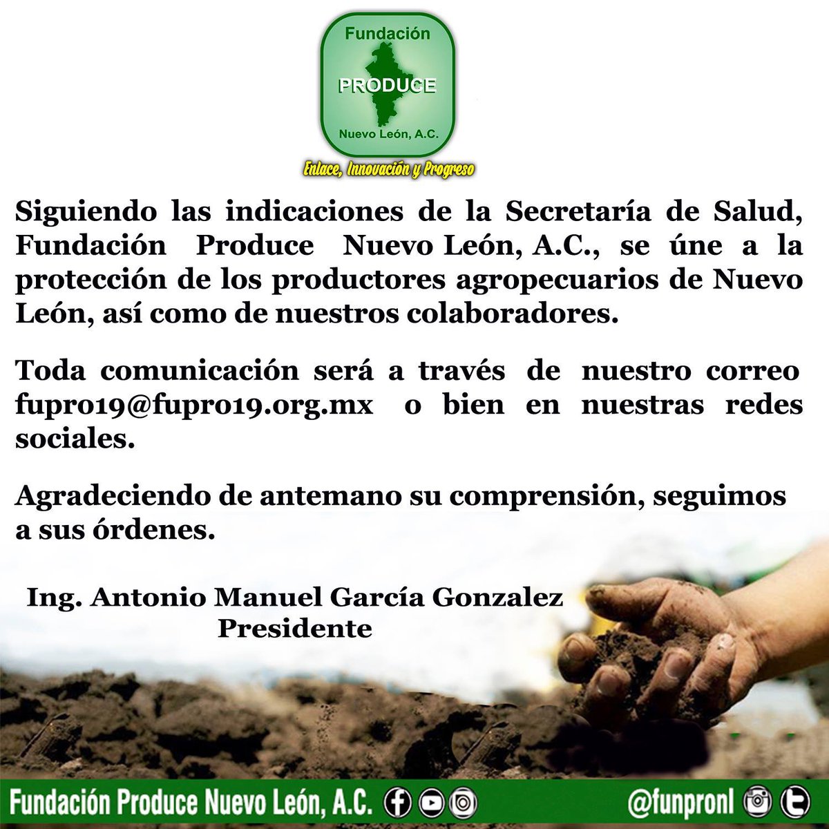 funpronl's tweet photo. Aviso Importante⚠️❗️
COFUPRO MEXICO #fupronl https://t.co/DsDFhU4vEX