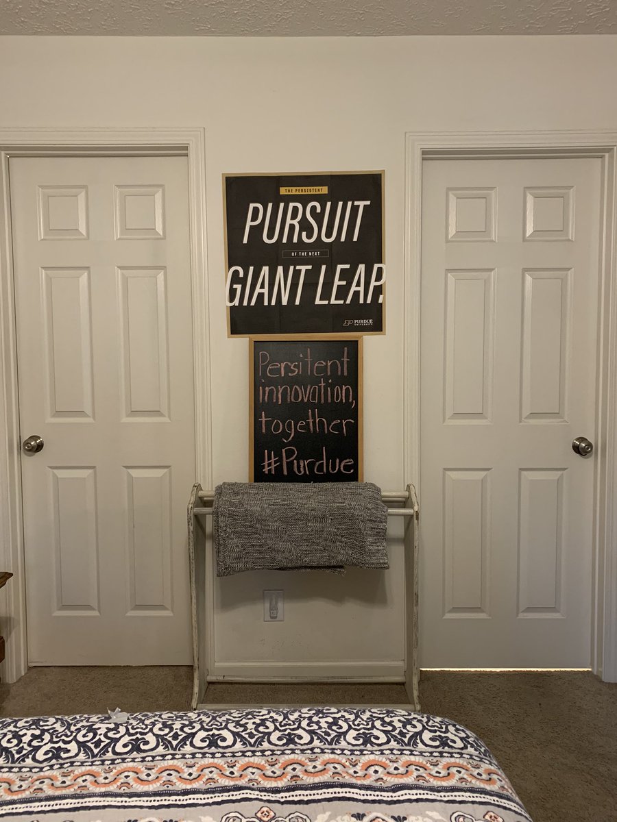 I made it through week one in my home office! #PurdueEDU 💛🖤