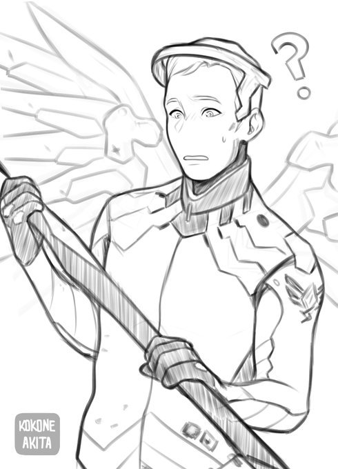 [ DBH x Overwatch ] Simon as Mercy 👼

the crossover no one asked for 

#DetroitBecomeHuman #Overwatch 