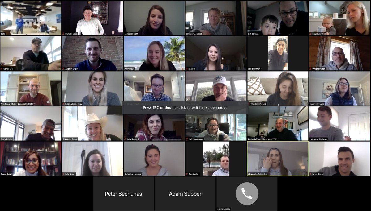 Cheers to our first #virtualhappyhour! There’s no doubt that this is uncharted territory for all of us but there’s a huge amount of comfort in seeing #CresaBos friends (and their kiddos and pups). Stay safe and healthy all! #CresaWFH