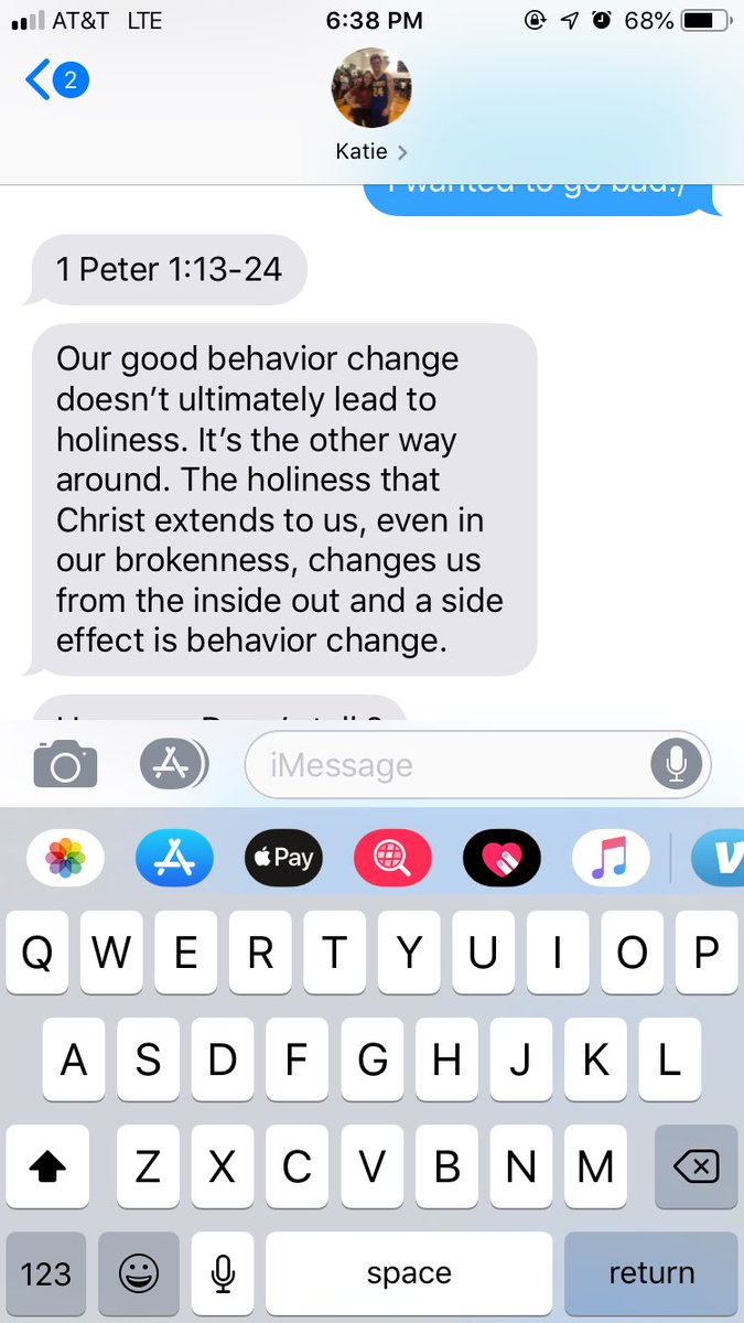 Aled301Bean's tweet photo. Had some sweet encouragement from a friend today. It’s never to late to tell of the Lords goodness and Holiness ! Experience it for yourself through Jesus! #EncourageTheHeart #aled301 https://t.co/f2QVW3RADW