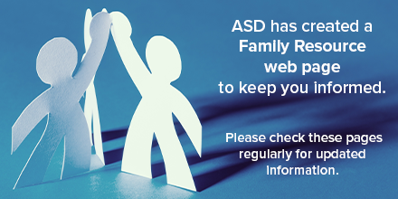 ASDschools's tweet photo. Visit our Family Resource Page at https://t.co/2H8C1xk5vp. You'll find food services, mental/physical wellness, community, and educational resources on this page. Practicing social distancing doesn't mean we can't still take care of one another! #ASDSuccess4All https://t.co/6TjU38KuMz