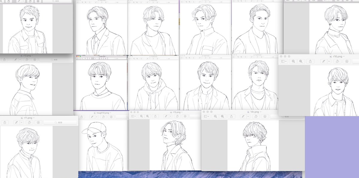 ラフ描いてる時から楽しくて仕方なかったです 