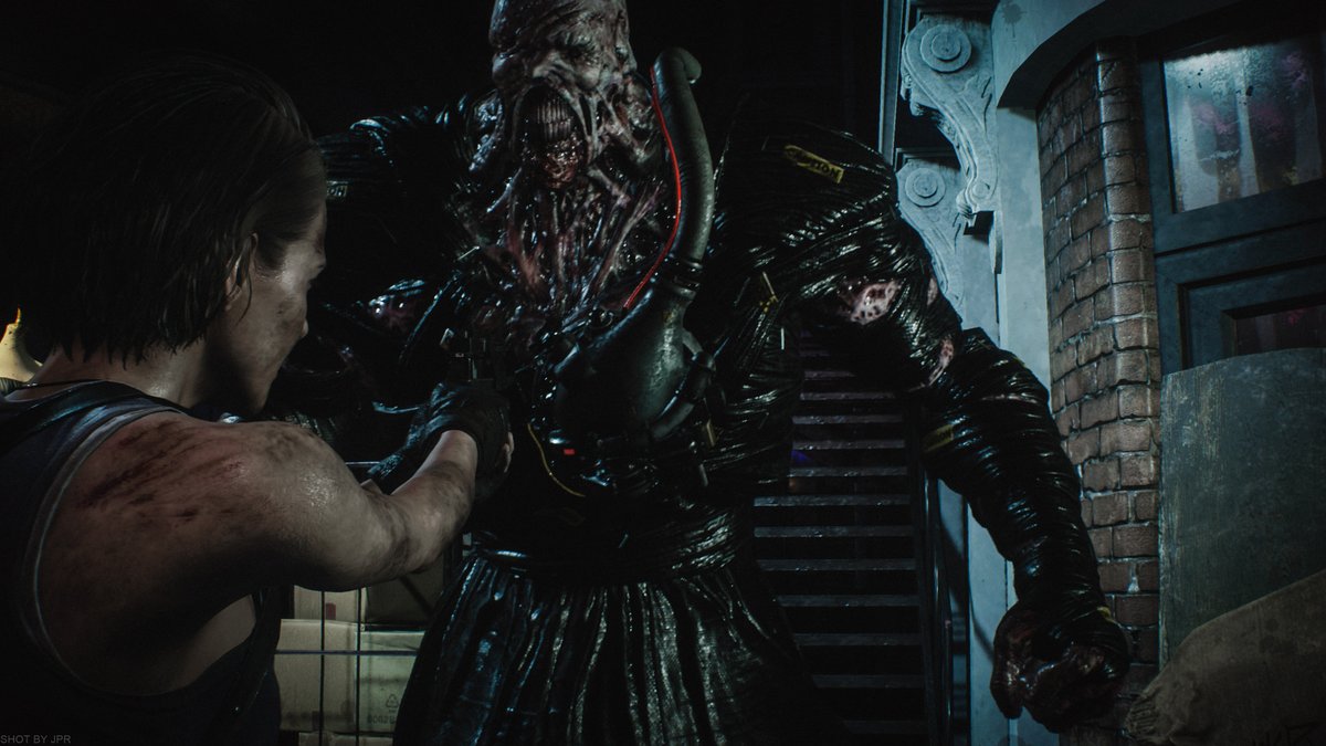 JPRphotogamer8's tweet image. Okay Mr.Nemesis because we don&apos;t have a Photo Mode, I need you to stand still!!!!

#RE3 #ResidentEvil3Remake #RE3RemakeDemo #ResidentEvil3Demo #jillvalentine #Nemesis  #NoPhotoMode #virtualphotography #GamePhotography #VGPUnite #gaming #PS4 #TheCapturedCollective @RE_Games