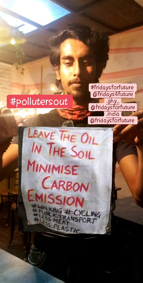 realSubhamDey's tweet photo. Amidst the global COVID 19, we r frcd 2 sty at home. Bt it since climate crisis want stop bcoz of this, there4 we won't stop striking. A new way of striking. Let the movement flow
#DigitalStrike #digitalstrikeforclimate @GretaThunberg @fffguwahati @Fridays4future https://t.co/L5UTRXJQtY