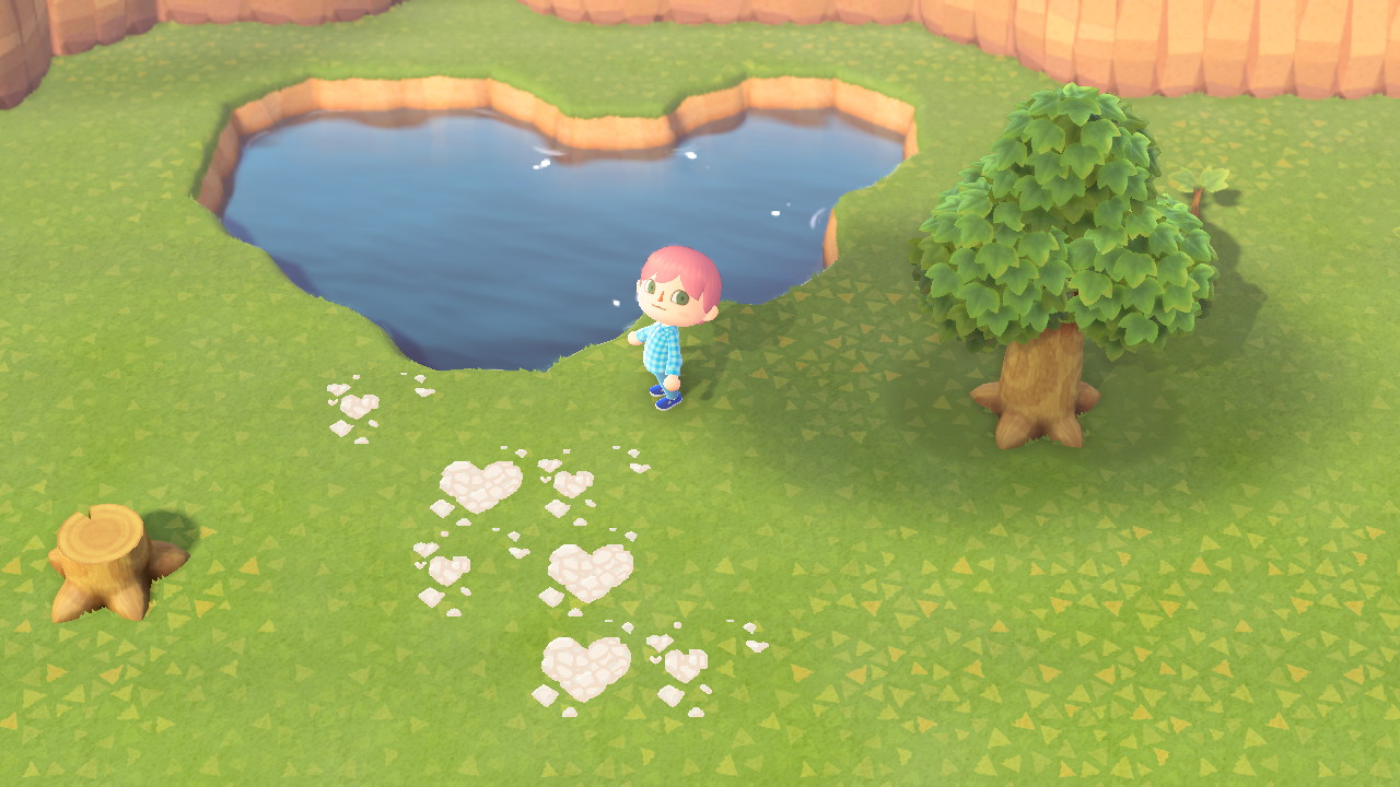 X10 on Twitter "made cobblestone hearts to make a path near the heart