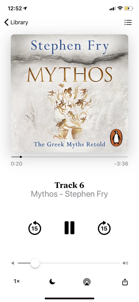 infromeden's tweet photo. Listening to this for the umpteenth time, and loving it even more. @stephenfry you sir, are a gift ♥️ definitely my favourite way to wind down and relax! #mythos #itsalwayszeus https://t.co/kp5Jg19w8a