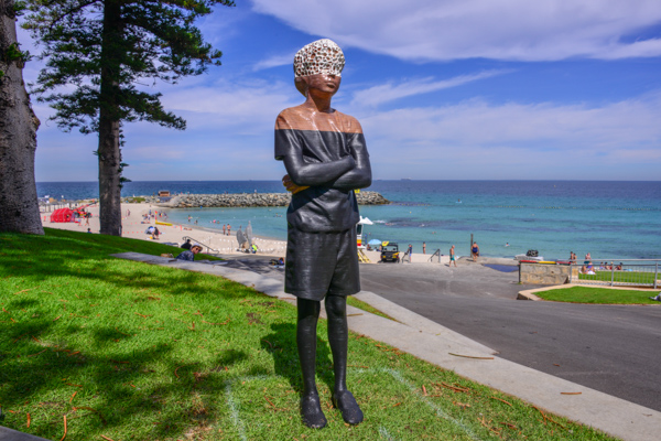 sculpturebysea's tweet photo. This year we had 29 artists from @WestAustralia exhibiting at Sculpture by the Sea, Cottesloe including Alessandra Rossi.
#sxscottesloe20 #DoItInWA #thisisWA
Image: Alessandra Rossi, 'Untitled (Coral Boy)', Sculpture by the Sea, Cottesloe 2020. Photo: J Gordon. https://t.co/wi02Zw2RKQ